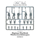 Napoleonic War British Waterloo Line Infantry sprue